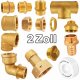 2 Zoll Gewinde-Fittings aus Messing