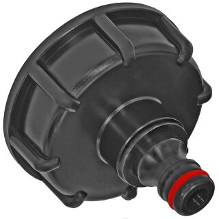 IBC Tank S60x6 Anschluß Adapter mit Stecker für Gardena Buchse