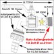IBC Tank Anschluß S60x6 Adapter Auslaufhahn Stecker für Gardena Buchse