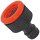 Gewinde-Fittings aus Kunststoff > Anschlussstück + Reduzierstück flachdichtend mit Dichtung mit Innengewinde und Stecker (IG-Stecker) 3/4" und 1" Rohr-Zoll Innengewinde mit Stecker