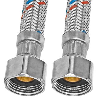 Flexschläuche mit Innengewinde Panzerschlauch 3/8" Innengewinde 100cm lang