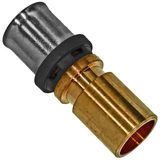 Press-Fitting für Mehrschichtverbundrohr > Übergang auf Kupferrohr-Presssystem (i-a) Für 16x2 mm Rohr x 15mm Stutzen AußenØ