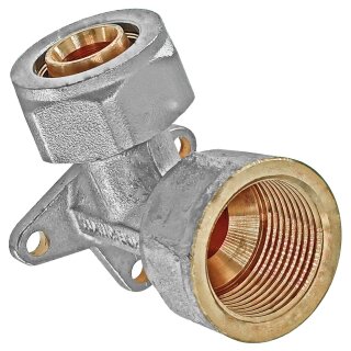 Schraubfitting für Mehrschichtverbundrohr > Wandwinkel mit Innengewinde (i-IG) Für 16x2 Rohr-AußenØ mit ½ Zoll Gewinde