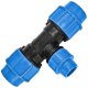 PP-Fitting Klemmverbinder, T-Stück reduziert, 40 x...