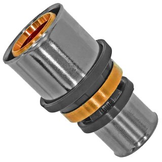 Press-Fitting für Mehrschichtverbundrohr > Kupplung reduzierend (i-i) Ø 32 x 3,0mm auf Ø 26 x 3,0mm