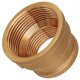 Gewinde-Fitting aus Messing > Muffe reduzierend mit Innengewinde (IG-IG.r.) 3/8 Zoll auf 1/4 Zoll