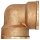 Gewindefitting Messing, Winkel 90 Grad, 2 Zoll IG, Trinkwasser geeignet, 2" Innengewinde-Innendurchmesser 57mm DN50 Rohr