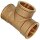 Gewinde-Fitting aus Messing > T-Stück mit Innengewinde (IG-IG-IG) 1 1/4 Zoll