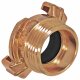 Klauen- Schnellkupplung System aus Messing kompatibel GEKA > Außengewinde 3/8 Zoll AG (außen ca.17mm)