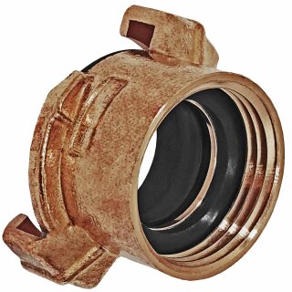 Klauen- Schnellkupplung System aus Messing kompatibel GEKA > Innengewinde 1 Zoll IG (innen ca. 30mm)