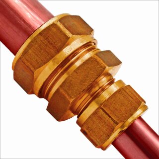 Endvorschub-Adapter Lötring Auf BSP-Gewinde – Kupplung Für Kupferrohr, Messing