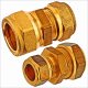 Schraubfitting Kupferrohr, Kupplung Muffe Verbinder