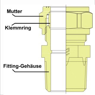 MegaHaustechnik T-Stück 18x3/4x18 mit 3/4 Zoll Innengewinde IG für Kupferrohr Außendurchmesser 18mm Schraubfitting Klemmringverschraubung aus Messing Trinkwasser geeignet Gewinde Abzweig Adapter MegaHaustechnik T-Stück 18x3/4x18 mit 3/4 Zoll Innengewinde IG für Kupferrohr Außendurchmesser 18mm Schraubfitting Klemmringverschraubung aus Messing Trinkwasser geeignet Gewinde Abzweig Adapter