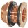 Regentonnendurchführung Messing, Überwurfverschraubung-Schlauchtülle, Edelstahl-Filter Für 34mm LochØ mit 27mm Tülle-AußenØ (1" Schlauch)