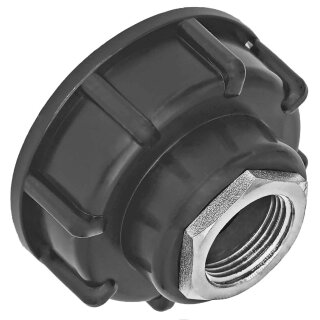 IBC Tank S60x6 Anschluß Adapter mit Edelstahl Innengewinde