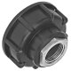 IBC Tank S60x6 Anschluß Adapter mit Edelstahl Innengewinde