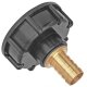 IBC Tank S60x6 Anschluß Adapter mit Messing...