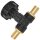 IBC Tank S60x6 Anschluß Adapter mit 2 Messing Schlauchtüllen 19mm TülleØ