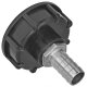IBC Tank S60x6 Anschluß Adapter mit Edelstahl...