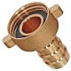 IBC Tank S60x6 Anschluß Adapter mit Messing Überwurfverschraubung  Schlauchtülle 27mm TülleØ