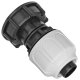 IBC Tank S60x6 Anschluß Adapter mit Klemmanschluß für Spiralschlauch Für 32mm Rohr-InnenØ