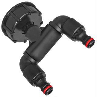 IBC Tank S60x6 Anschluß Adapter mit Stecker für Gardena Buchse