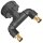 IBC Tank S60x6 Anschluß Adapter mit Messing Stecker für Gardena Buchse