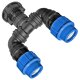 IBC Tank S60x6 Anschluß Adapter mit 2...