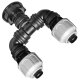 IBC Tank S60x6 Anschluß Adapter mit 2...