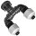 IBC Tank S60x6 Anschluß Adapter mit 2 Klemmverbinder für Spiralschlauch