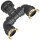 IBC Tank S60x6 Anschluß Adapter mit 2 Schnellkupplungen für GEKA