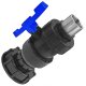 IBC Tank S60x6 Adapter Kugelhahn mit Edelstahl Innengewinde