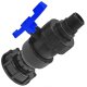 IBC Tank S60x6 Adapter Kugelhahn mit Außengewinde