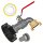 IBC Tank Anschluß S60x6 Adapter Volldurchlass-Auslaufhahn Messing-Buchse für Gardena Stecker