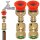 Set 2 Stecker mit Innengewinde ½ Zoll und ¾ Zoll Adapter IG mit Dichtungen und 2 Buchsen mit Schlauch-Anschluß, Messing Schnell-Verbinder Kupplung Stecksystem passt für Gardena Garten