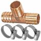 T-Schlauchverbinder 90° aus Messing mit 3...
