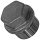 Gewindefitting Edelstahl V4A, Verschlussschraube, 1/2" AG Trinkwasser geeignet, Außengewinde-Außendurchmesser 21mm DN15 Rohr, Sechskant, rostfrei INOX