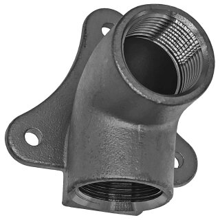 Gewinde-Fitting aus Edelstahl > Wandwinkel Deckenwinkel mit Innengewinde (IG-IG) 1/2 Zoll
