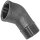 Gewindefitting Edelstahl V4A, Winkel 45 Grad, 1/2“ IG x AG Trinkwasser geeignet, Innengewinde und Außengewinde DN15 Rohr, rostfrei INOX