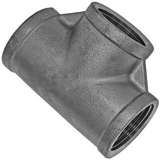 Gewinde-Fitting aus Edelstahl > T-Stück mit Innengewinde (IG-IG-IG) 3/4 Zoll
