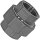 Gewinde-Fitting aus Edelstahl > Verschraubung flach dichtend mit Innengewinde (IG-IG) 1/2 Zoll