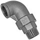 Gewindefitting Edelstahl, Winkel-Verschraubung, 1"...