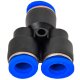 Pneumatik Y-Stück Steckverbinder 6 mm