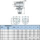 Pneumatik Y-Stück Steckverbinder 12 mm