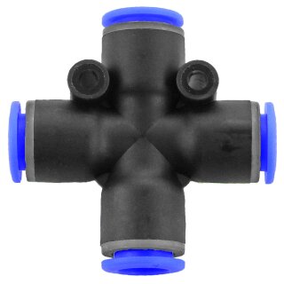 Pneumatik Kreuzstück Steckverbinder 8 mm