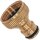 PP-Fitting Klemmverbinder, Adapter Gardena Stecker, Messing / Kunststoff (PP), Trinkwasser geeignet, 16 Bar, Übergang blau