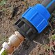 PP-Fitting Klemmverbinder, Adapter Gardena Stecker, Messing / Kunststoff (PP), Trinkwasser geeignet, 16 Bar, Übergang blau Für 32mm Rohr-AußenØ DN32