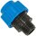 PP-Fitting Klemmverbinder, Adapter Gardena Stecker, Messing / Kunststoff (PP), Trinkwasser geeignet, 16 Bar, Übergang blau Für 32mm Rohr-AußenØ DN32
