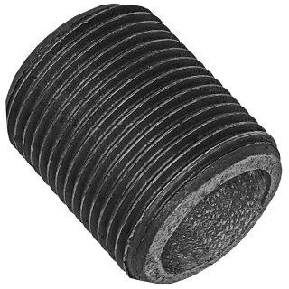 Gewinde-Fitting aus Temperguss verzinkt > Nippel mit durchgehendem Außengewinde Nr.531 (AG-AG) 3/4 Zoll