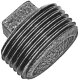 Gewinde-Fitting aus Temperguss verzinkt > Stopfen ohne...
